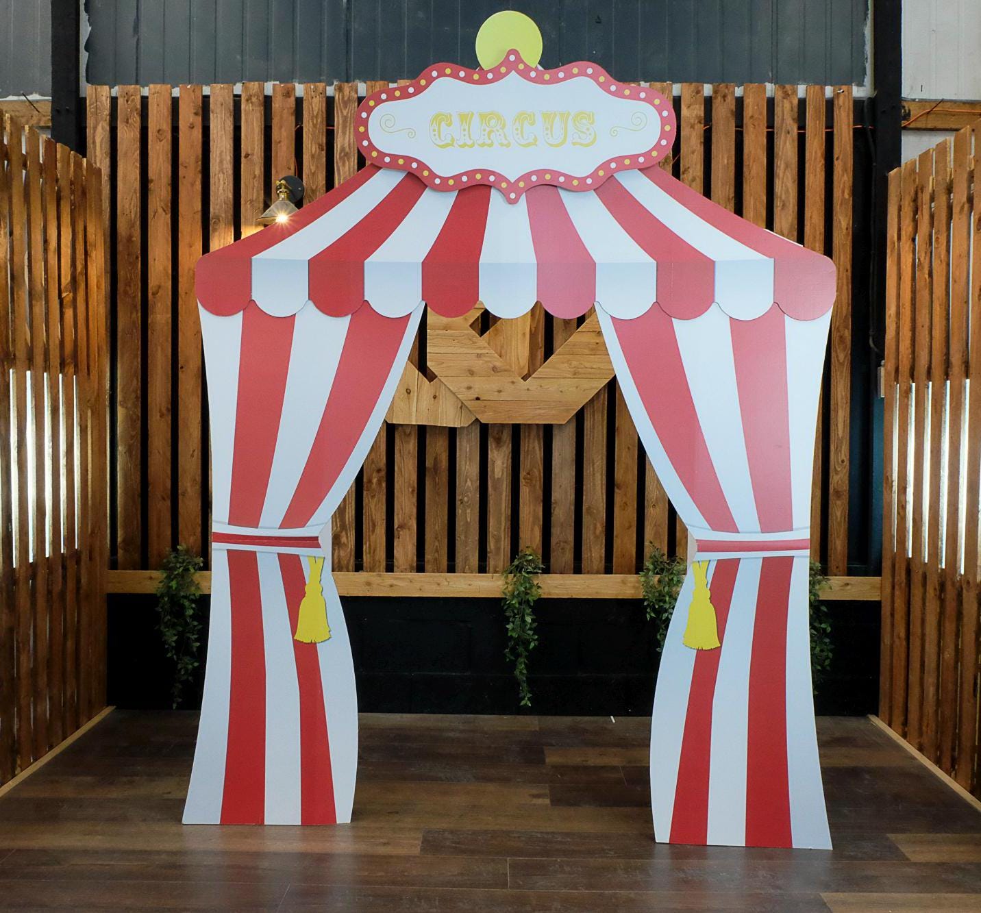 Circus Party Decor - Walkthrough Frame – Cardboard Creations