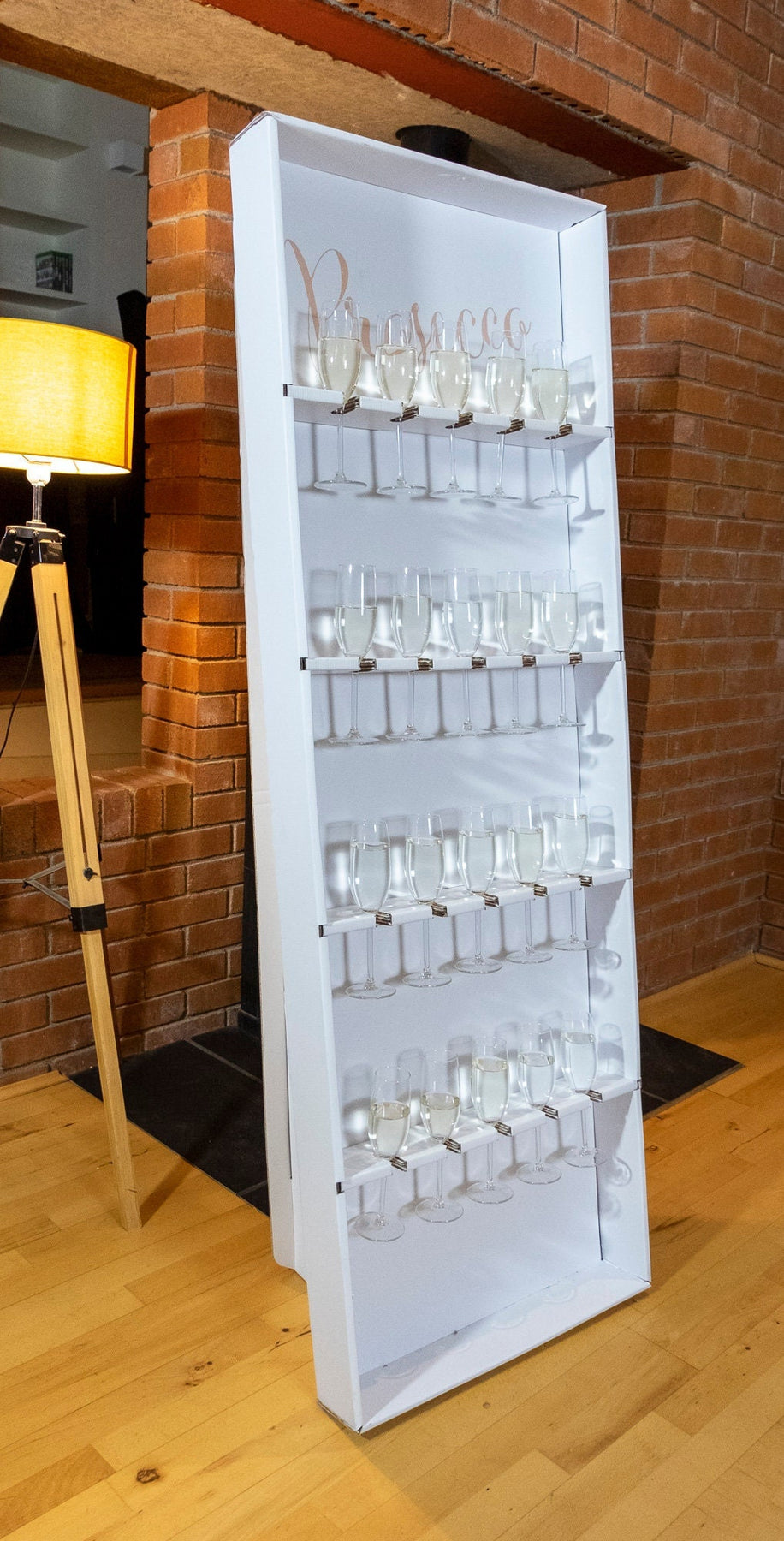 Champagne Glass Wall Party Drink Display – Cardboard Creations